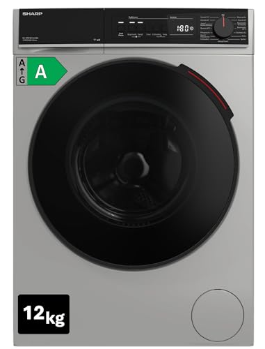 Produktbild: Waschmaschine Sharp 12 kg, Energie A, 1400 U/min, Inverter, WiFi, Dampf, AquaStop