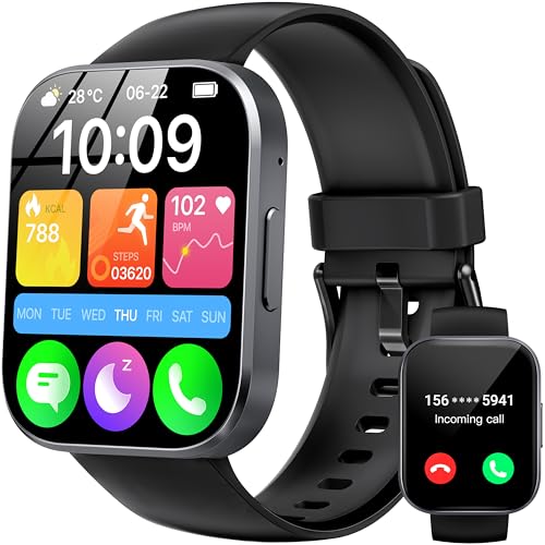 oukitel smartwatch herren damen, 1,91 zoll hd touchscreen, ip68 wasserdicht, 140 sportmodi