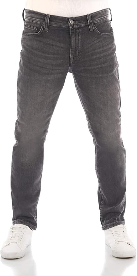 MUSTANG Herren Jeans Stretch Slim Fit Vegas Denim Black 32L 42W