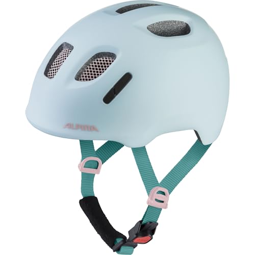 ALPINA Ximo 2 L.E. Fahrradhelm für Kinder 47-51, leicht, bruchsicher, LED-Option