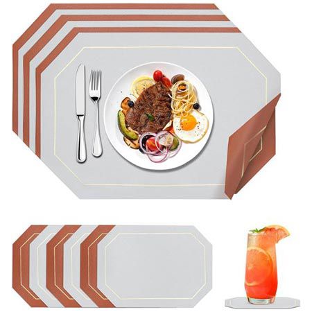 6er set platzsets hitzebeständig 43x30 cm für 3,49 euro statt 7 euro