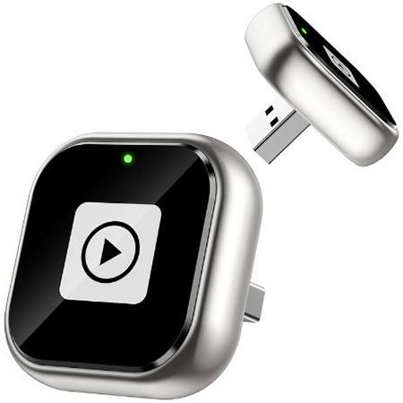 enomir wireless carplay android auto adapter, nur 20,99 euro, statt 100 euro