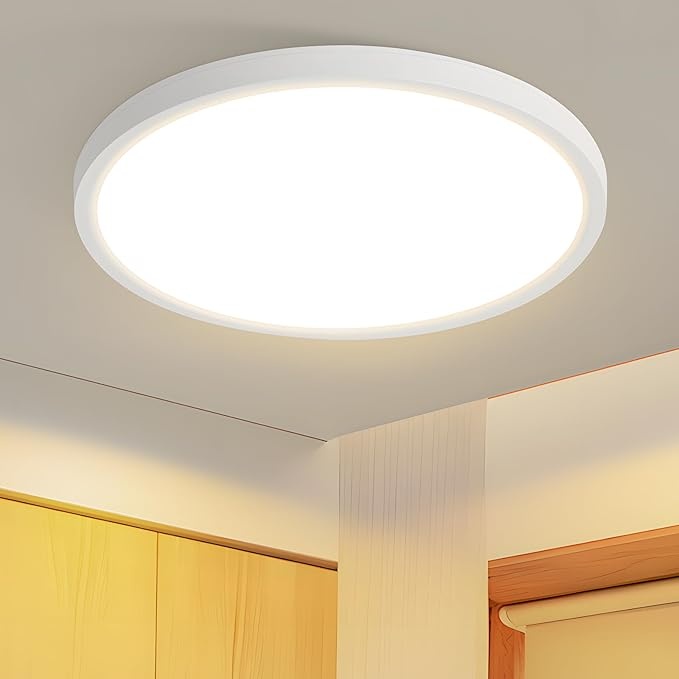 Produktbild: LED Deckenleuchte rund 18CM 15W warmweiß 3000K für Badezimmer Flur Küche Balkon