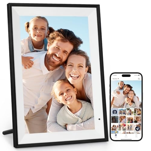 digitaler bilderrahmen 10,1 zoll wifi 32gb hd ips touchscreen luakug geschenke