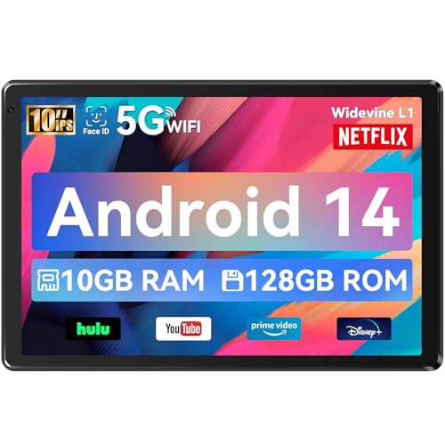 whitedeer tablet 10 zoll android 10gb ram 128gb rom octa-core hd touchscreen schwarz