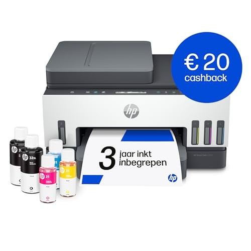 HP Smart Tank 7307 3-in-1 Drucker, hohe Druckqualität, Multifunktionsgerät