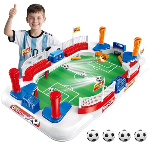 mini tischkicker flipper spielzeug  kickertisch für kinder ab 5 jahre, spiel für zuhause und party