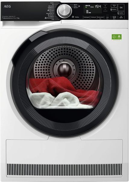 AEG WiFi Wärmepumpentrockner TR9XW80890 9 kg weniger Bügelaufwand