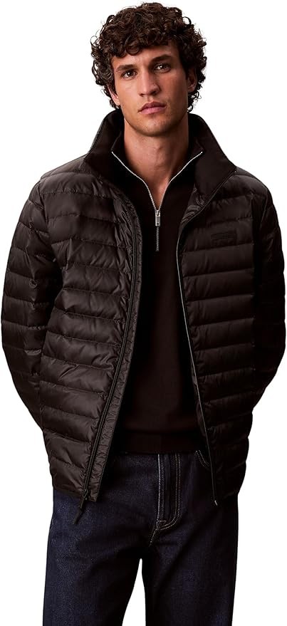 Produktbild: Calvin Klein Herren Pufferjacke Nylon Channeled, Schwarz, Größe M