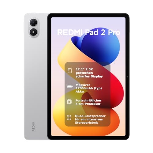 xiaomi redmi pad 2 pro 8gb 256gb silber nahtlose konnektivität