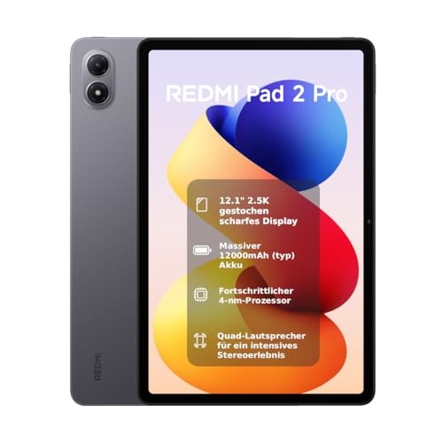 xiaomi redmi pad 2 pro 8 gb ram 256 gb speicher graphitgrau konnektivität