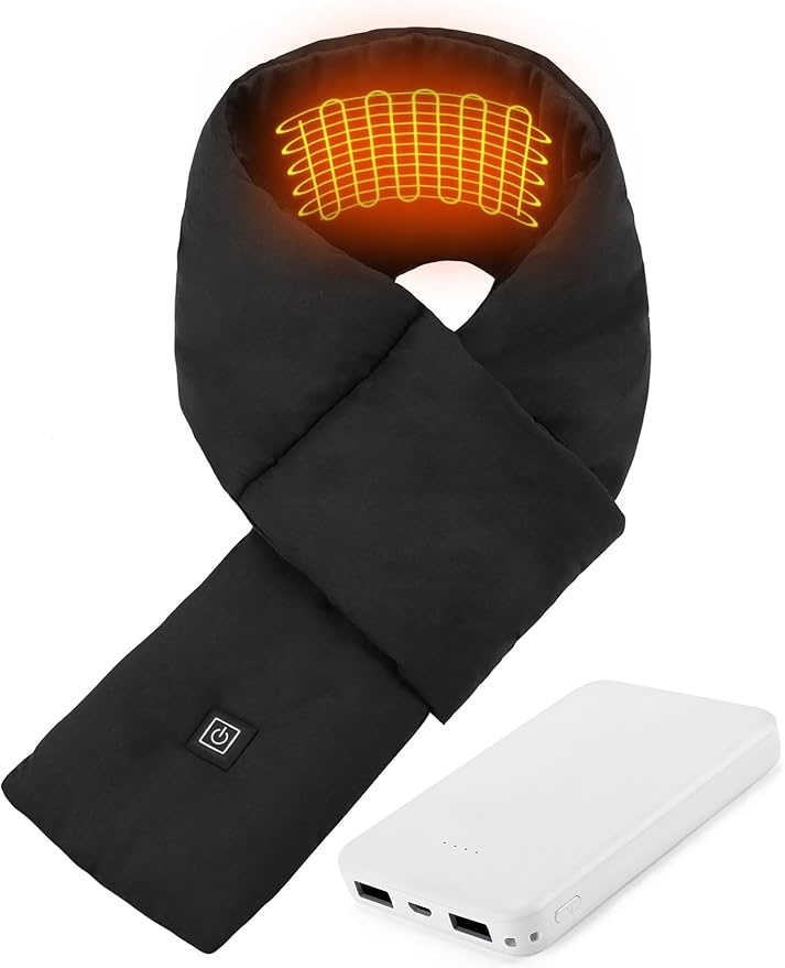 Produktbild: Vapesoon Elektrischer Nackenwärmer Beheizter Schal 3 Heizstufen 5000mAh für Outdoor