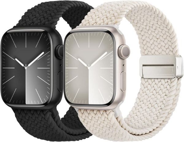 fullmosa geflochtene apple watch armbänder 2er pack 40% rabatt ab 9,59