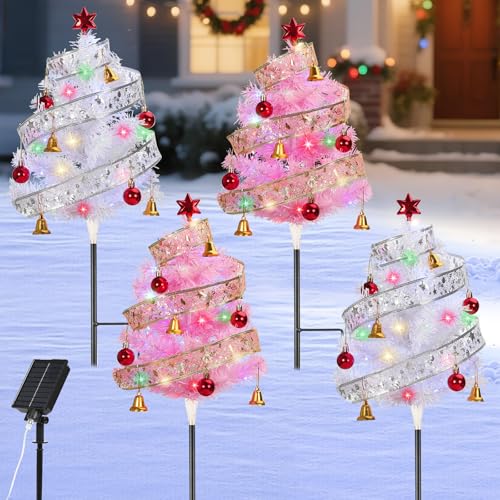 weihnachtsbaum wegdekoration 4pcs von lewondr, 33,86" outdoor dekoration