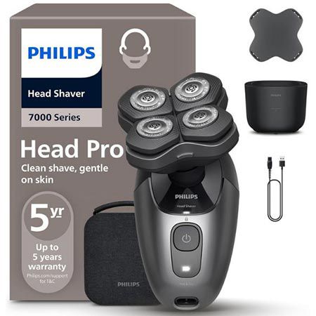 Produktbild: philips head shaver 7000 glatzenrasierer für 84,99 euro (statt 100 euro)