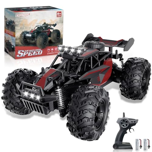 Produktbild: Carox ferngesteuertes auto 1:18 offroad monstertruck 28 km/h mit beleuchtung