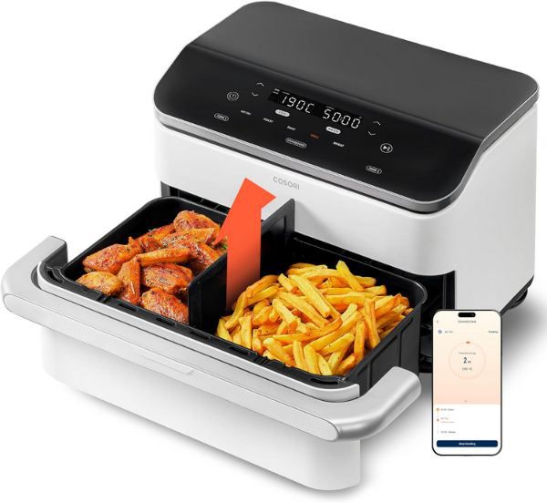 cosori dual blaze twinfry heißluftfritteuse 10l für 199,99 statt 232