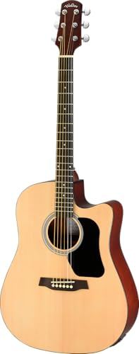 Walden D350CE-SW Westerngitarre Dreadnought Cutaway mit EQ, Satinlack