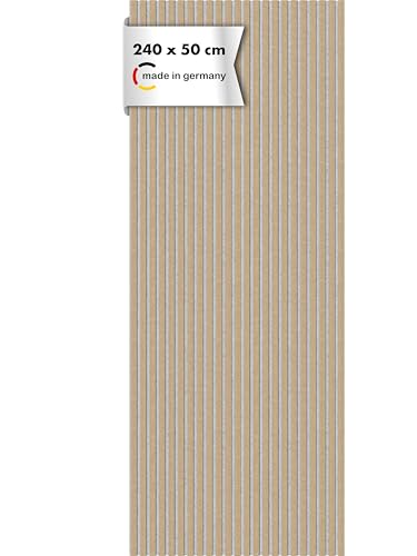 momento akustikpaneele holz 240x50 cm eiche natur wandverkleidung innen