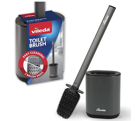 vileda silikon toilettenbürste mit edelstahlgriff für 9,99 euro