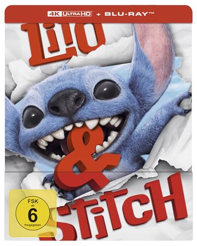 lilo & stitch live action steelbook 4k uhd blu-ray limitierte edition