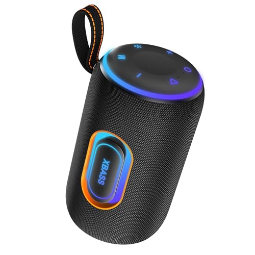 bluetooth lautsprecher mit rgb-beleuchtung 5w tragbar 5h akkulaufzeit outdoor party reisen