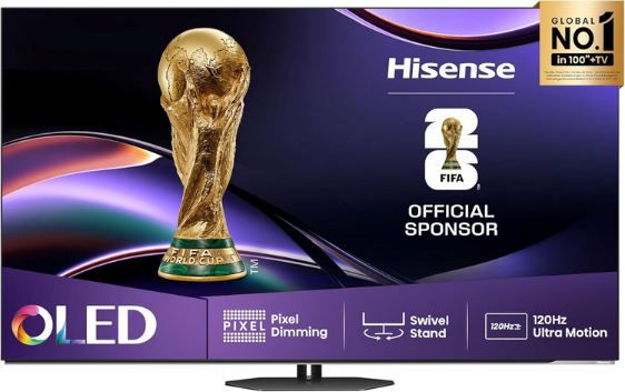hisense 65a85q 65 zoll 4k uhd oled smart tv 120hz 999 euro statt 1299 euro