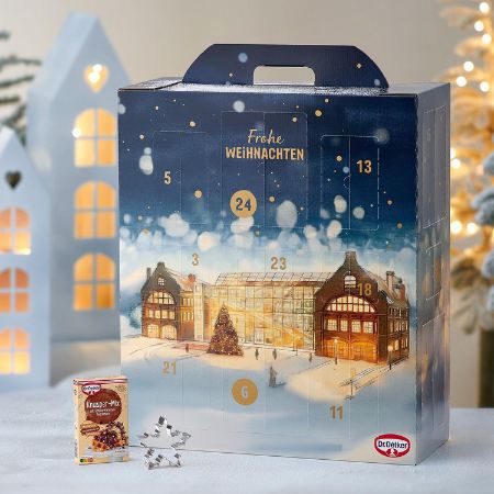 dr. oetker adventskalender 2025 über 3kg für 63,66 euro statt 75 euro