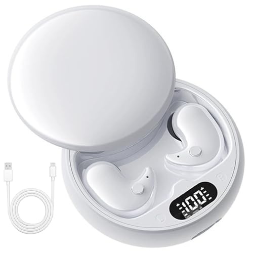 visound drift - unsichtbare kabellose ohrhörer mit geräuschunterdrückung, weiß