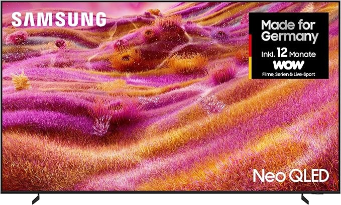samsung neo qled 4k 115 zoll tv, nq4 ai gen3, quantum hdr+, dolby atmos