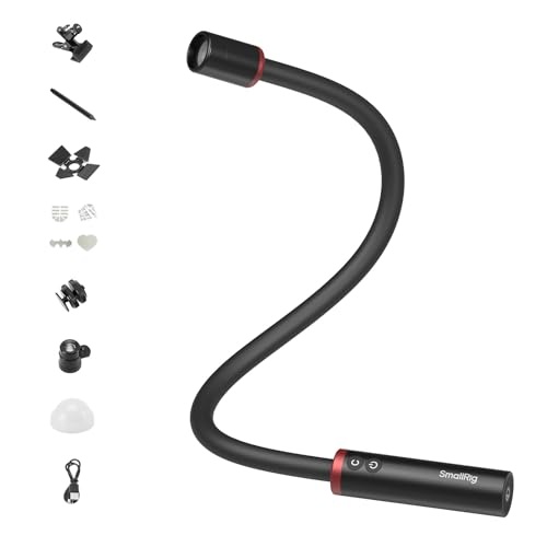 SMALLRIG RM03 LED Licht Makrofotografie, 5 Farben, CRI 95+, IP54, mit Zubehör