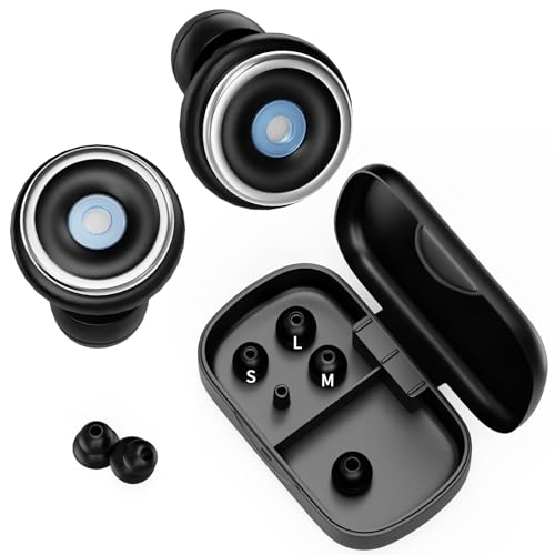 mexlyca ohrstöpsel für schlaf - wiederverwendbare silikon-ohrstöpsel mit 8 stück