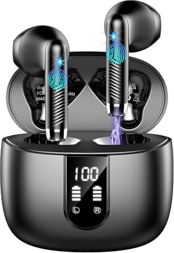bluetooth 5.4 kopfhörer in-ear wireless mit 4 enc mikrofonen noise cancelling 56 stunden tiefbass usb-c ips7 wasserdicht