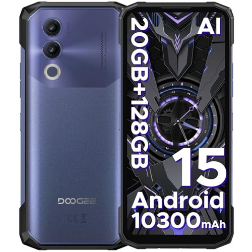 doogee blade 20 outdoor handy 6,6" hd+ 10300mAh 20GB+128GB IP68, NFC, GPS