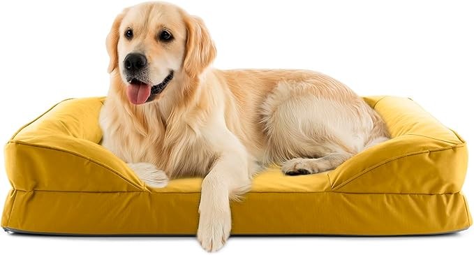 Lumaland orthopädisches Hundebett 110x75 cm für Outdoor & Indoor - waschbar