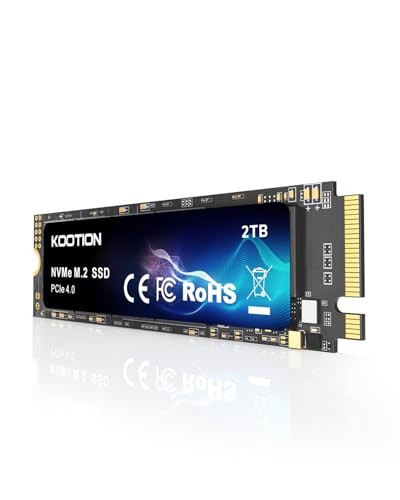 2TB NVMe SSD PCIe 4.0 Interne Festplatte 5200MB/s Lesen, 4500MB/s Schreiben