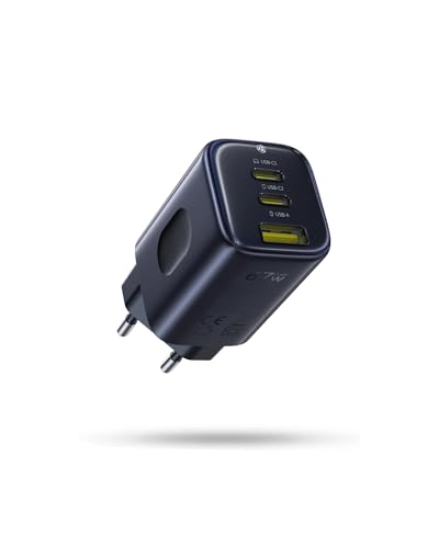 baseus picogo 67w usb c ladegerät, mini 3-ports gaN netzteil, pd mit pps
