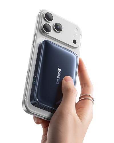 baseus powerbank 10000mAh qi2.2 magsafe 45W usb-c 25W kabellos magnetisch