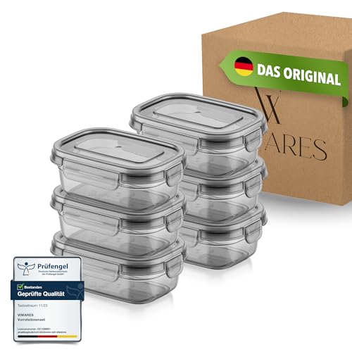 Produktbild: viwares tesny vorratsdosen set 6x400 ml luftdicht auslaufsicher für küche und transport