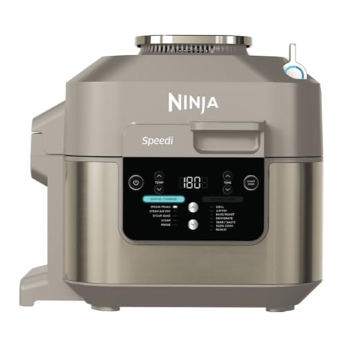 ninja speedi multikocher 12-in-1, 5,7 l, airfryer, slow cooker, grill, gold