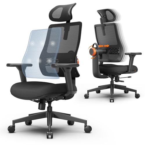 Ergonomischer Bürostuhl Newtral MAGIC H003 mit Lordosenstütze (150 kg)
