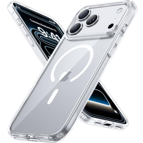 miracase iPhone 17 Pro Max Hülle mit magsafe, panzerglas, stoßfest, kratzfest, klar