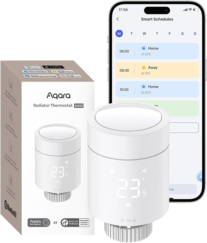 aqara heizkörperthermostat w600 smartes wohnraumsteuerungssystem