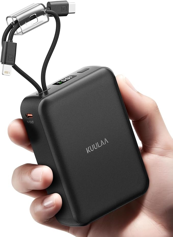 Produktbild: Kuulaa Powerbank 20000mAh 22.5W, USB C, QC3.0, kompatibel mit iPhone, Samsung, Huawei
