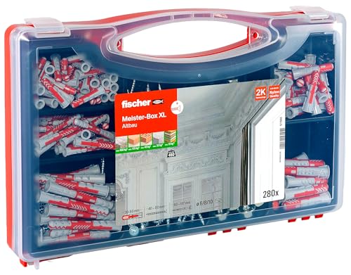 Dübel Schraubenset fischer Meister-Box XL Altbau, 280-teilig