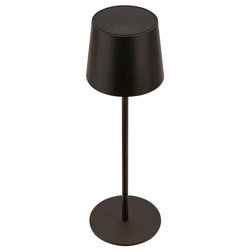 Produktbild: led tischlampe kabellos briloner mit touch dimmbar 11 x 33 cm schwarz