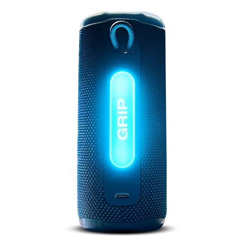 JBL Grip Bluetooth-Lautsprecher IP68, 14h Akku, Auracast, Blau
