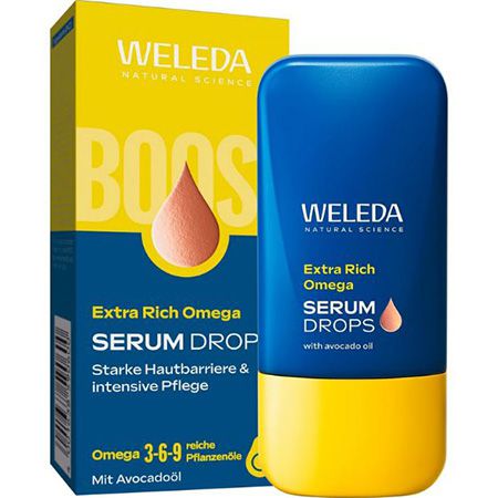weleda bio omega serum drops 30ml, extra reich für trockene haut ab 7,56