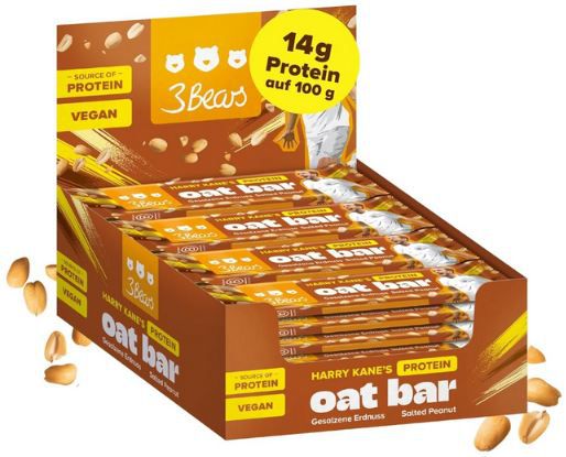 3bears protein oat bar 16er pack harry kane 25,49 statt 30
