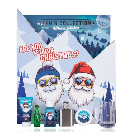 herren adventskalender 2025  accentra kosmetik mit 24 pflegeprodukten